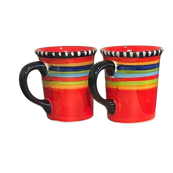 (2) Gibson Elite Pueblo Springs Coffee Mug Pueblo Springs Red Cup Large - Picture 4 of 10